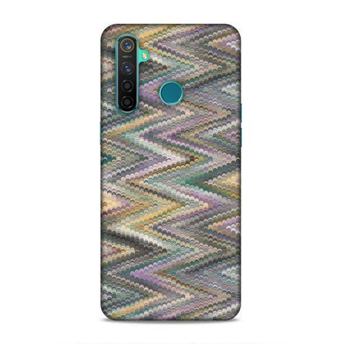 Realme 5 Pro Uyumlu Kılıf Romans (47) Crystal Flex Kılıf Zig Zag