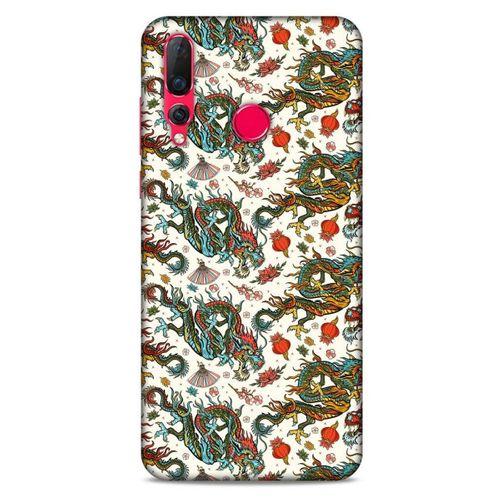 Huawei P Smart Z Kılıf Dragons (20) Koruyucu Kılıf Ejderha Japon