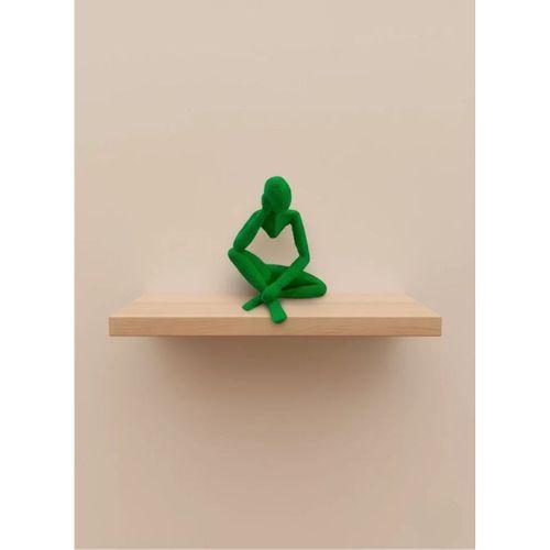 Minimal İnsan Figürü Biblo Yeşil Ev Ve Ofis Dekoru