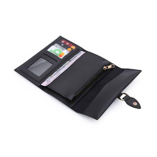 PRS Kadın Cüzdan Soft Dokulu Yumuşak Deri Cep Telefon ve Para Bölmeli Bayan Kartlık Yağmur Model