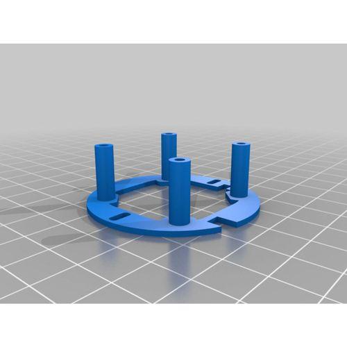 Açık AHD Kamera LED Montaj Plakası Yuvarlak (Bu ürün Sadece Plastik parçadır - Almadan Önce Soru Sorabilirsiniz)