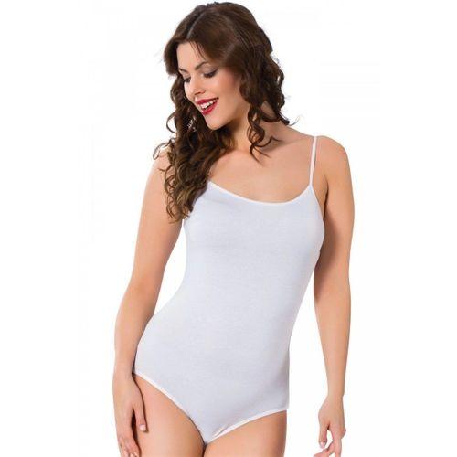 Bayan İp Askılı Çıtçıtlı Body Beyaz