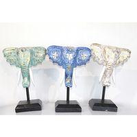 Maun Ağacı Fil Kafası Dekoratif