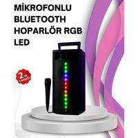 Renkli Işıklı Bluetooth Hoparlör – Taşınabilir, Güçlü Ses Performansı