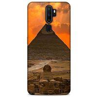 Oppo A5 2020 Kılıf Dünya Mimarisi (25) Antişok Kapak Giza Piramitler Mısır