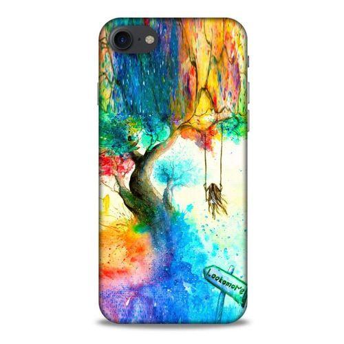 Apple Iphone 7 Kılıf Depresyon (15) Antişok Kılıf Yeşil Kahve