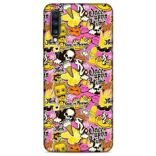Graffitix (40) Desenli Silikon Kapak Samsung Galaxy A70s Kılıf