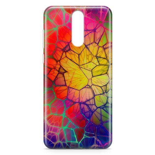 Huawei Mate 10 Lite Kılıf Örümcek Ağları Arka Kapak Koruma Desenli Full Koruyucu