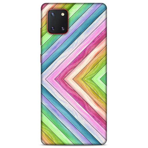 Lopard Samsung Galaxy Note 10 Lite Uyumlu Kılıf Wood'X (41) Tank Kılıf Baskılı