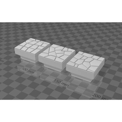 Temel Zindan Zemin 02 Zindan Blokları Uyumlu 3D Baskı (Bu ürün Sadece Plastik parçadır - Almadan Önce Soru Sorabilirsiniz)