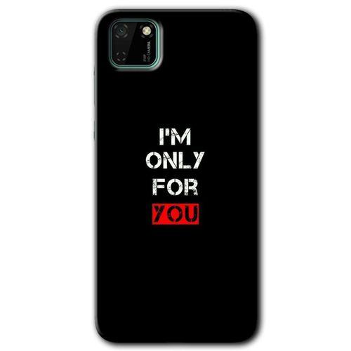 MRCİLETİSİM Huawei Y5P Kılıf HD Desen Baskılı Arka Kapak + Temperli Cam - For You