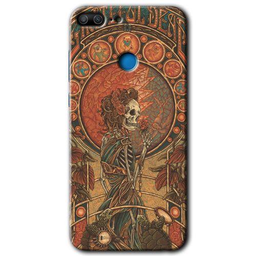 Potkal Hediye Fabrikası Honor 9 Lite Kılıf HD Desen Baskılı Arka Kapak - İskelet Aşk