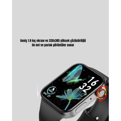 1.9 İnç Akıllı Saat – Bluetooth 5.0, Kablosuz Şarjlı, Ip68 Su Geçirmez Akıllı Saat