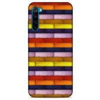 Xiaomi Redmi Note 8T Kılıf Patchwork (30) Silicone Case Şeker Pembe Sarı