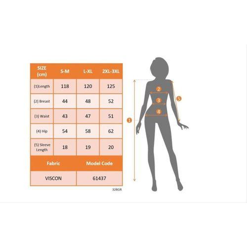 Kadın Kısa Kollu V Yakalı Maksi Boy Viskon Elbise