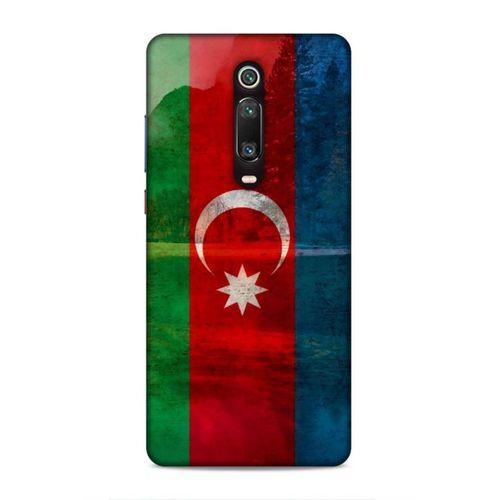 Xiaomi Redmi K20 Pro Uyumlu Kılıf Azarbaijan (43) Thin Fit Kılıf Bayrak Manzara