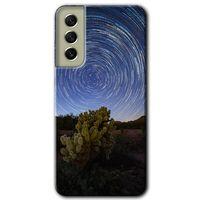 Samsung Galaxy S21 FE Kılıf Baskılı Kapak - Eclipse Sky + 5D Tam Kaplayan Cam