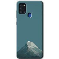 Samsung Galaxy A21s Kılıf Baskılı Kapak - Alone Mountain +Tam Kaplayan Mat Seramik