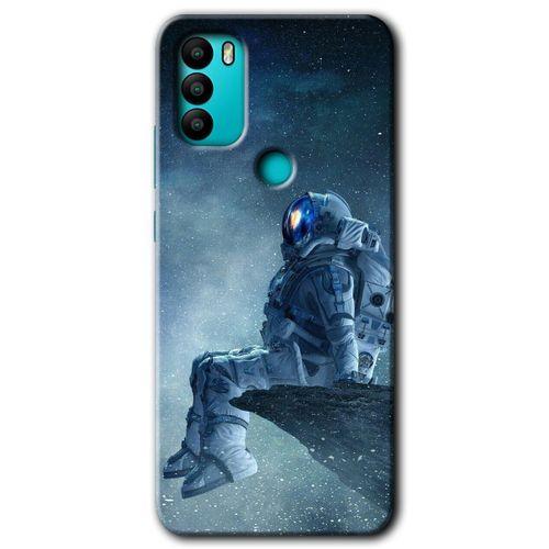General Mobile GM 21 Plus Kılıf HD Desen Baskılı Arka Kapak - Astronot Yalnızlığı