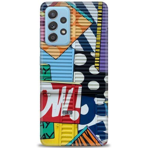 Samsung Galaxy A52s 5G Kılıf HD Baskılı Kılıf - Grafiti + Tam Ekran Koruyucu
