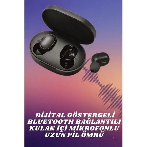 Kablosuz Kulak İçi Bluetooth Kulaklık Stereo Dokunmatik Kontrollü Kulaklık