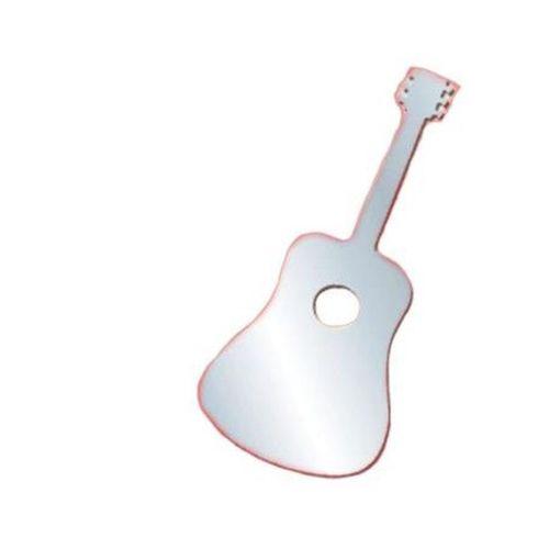 Defter Sticker,Laptop Sticker  Aynalı  Gitar Şekilli 34X15X0,6Cm