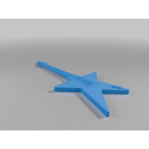 Glamrock Chica Gitar 3D Baskı (Bu ürün Sadece Plastik parçadır - Almadan Önce Soru Sorabilirsiniz)