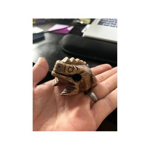 Ahşap Kurbağa Perküsyon Enstrümanı (Bu ürün Sadece Plastik parçadır - Almadan Önce Soru Sorabilirsiniz)