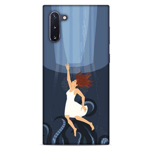 Samsung Galaxy Note 10 Kılıf Depresyon (43) Thin Fit Kılıf Mavi Tonları