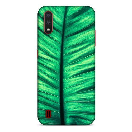 Lopard Samsung Galaxy A01 Uyumlu Kılıf Bahar (9) Kılıf Damarlı Yaprak