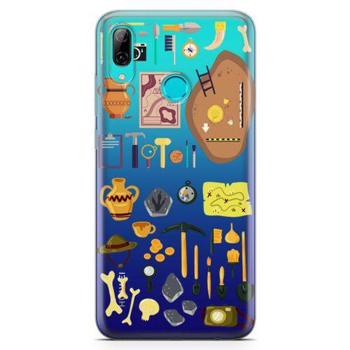 Huawei Y7 2019 Kılıf Arkeolog Malzemeleri Arka Kapak Koruma Desenli Full Koruyucu