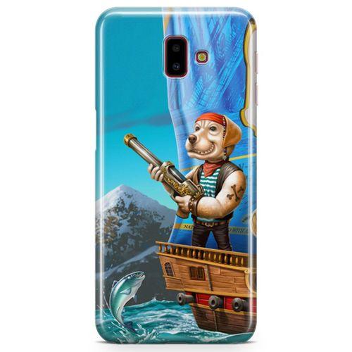 Samsung Galaxy J6 Plus Kılıf Mafya Köpek Arka Kapak Koruma Desenli Full Koruyucu
