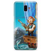 Samsung Galaxy J6 Plus Kılıf Mafya Köpek Arka Kapak Koruma Desenli Full Koruyucu