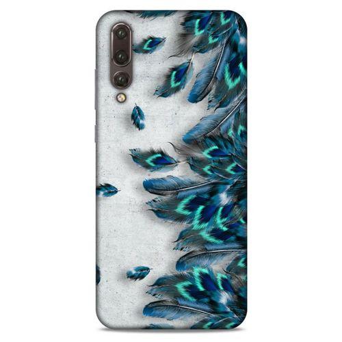 Huawei P20 Pro Kılıf Desenli Özel Seri Tüyler (41) Tank Kılıf