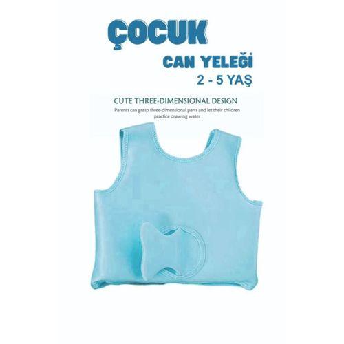 2-5 Yaş Arası Mavi Kuyruklu Sünger Yüzme Can Yeleği, Çocuklar Için Yüzdürme Ekipmanı, Havuz Can Simi