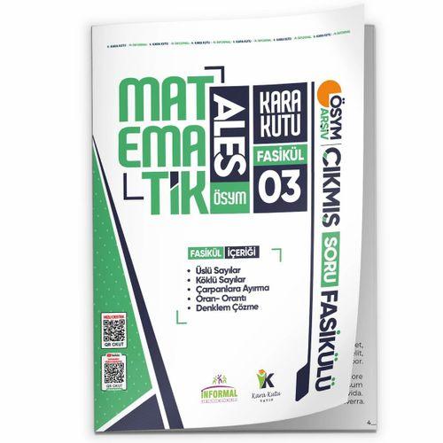 2026 ALES Matematik Kara Kutu 3 Fasikül ÖSYM Çıkmış Soru ÜSLÜ-KÖKLÜ SAYILAR-DENKLEM ÇÖZME ModülerSet