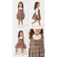 1/5 Yaş Pamuk Gömlekli Jile Çocuk Elbisesi