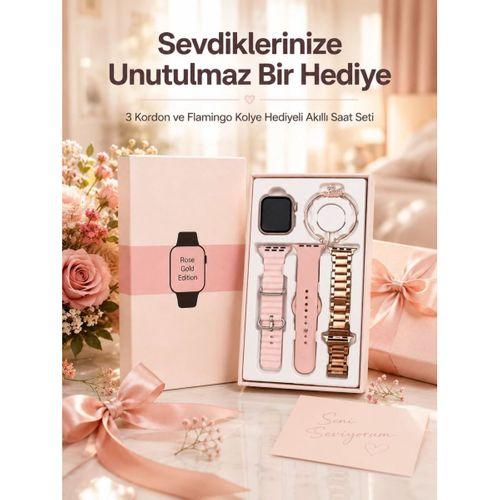 Akıllı Saat Sesli Görüşme Bildirim Görme Uyku Ve Sağlık Takibi
