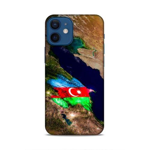 Apple iPhone 12 Mini Uyumlu Kılıf Azarbaijan (1) Kılıfı Azerbaycan Harita
