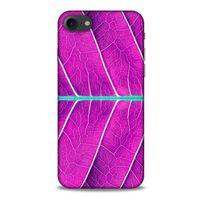 Lopard Apple Iphone 7 Uyumlu Kılıf Bahar (30) Silicone Case Eflatun