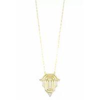 Taşlı Vip Serenay Kolye - Altın