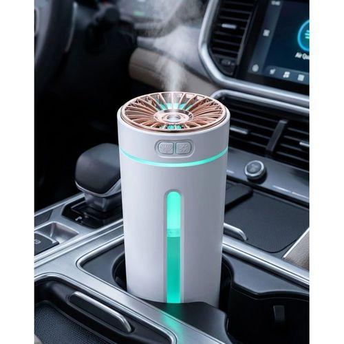 Araç İçi Hava Nemlendirici 5 Esans Hediyeli Led Işıklı Usb Buhar Makinesi