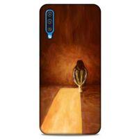 Samsung Galaxy A30s Kılıf Depresyon (47) Crystal Flex Kılıf Siyah Kırmızı