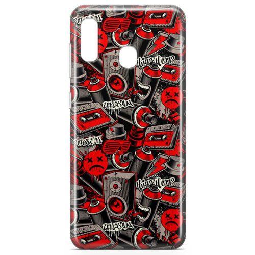 Samsung Galaxy A40 Kılıf Urban Arka Kapak Koruma Desenli Full Koruyucu