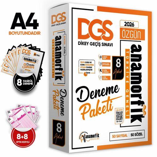 2026 DGS Anamorfik 10lu ve 8li Deneme Paketi 2li Set Özgün Yeni Nesil Türkiye Geneli Dijital Çözümlü