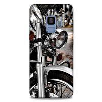 Samsung Galaxy S9 Uyumlu Kılıf Motorsiklet (49) Ultra Silikon Kılıf Harley