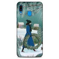 Samsung Galaxy A30 Kılıf Snowix (41) Tank Kılıf Mavi Yeşil