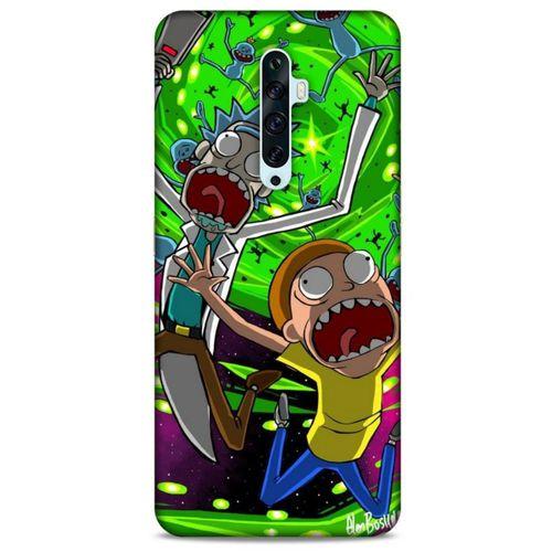 Oppo Reno 2z Uyumlu Kılıf Rick And Morty (22) Tam Koruma Kılıfı Nancy