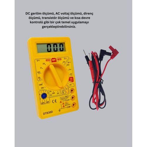 Çok Fonksiyonlu Dijital Multimetre Elektrik Test Cihazı