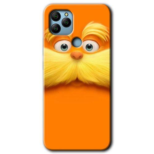 MRCİLETİSİM General Mobile GM 22 Plus Kılıf HD Desen Baskılı Arka Kapak + Temperli Cam - Garfield